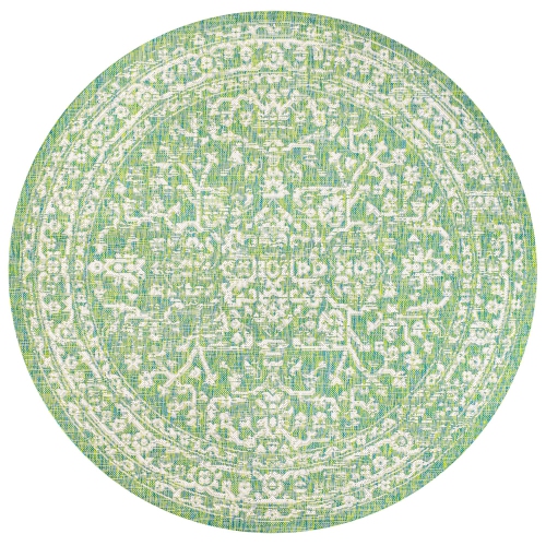 Malta Bohemian Medallion Textured Weave Indoor/Outdoor Area Rug
