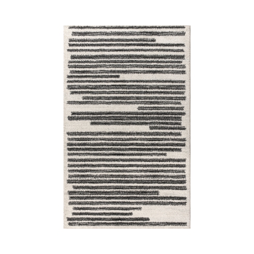 Image 1 of 10.. Khalil Modern Berber Stripe Area Rug