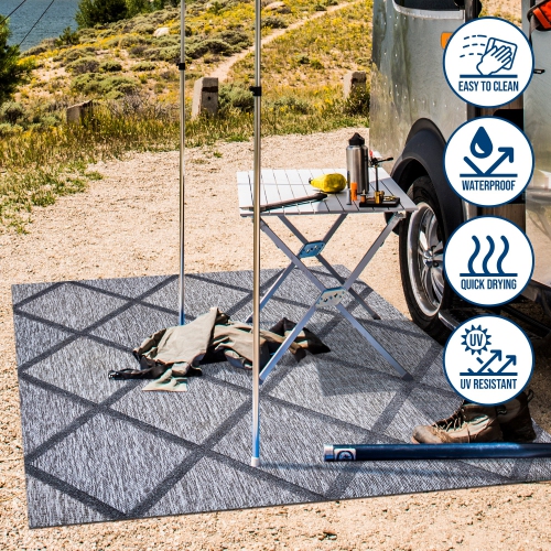 Salines Diamond Trellis Indoor/Outdoor Area Rug