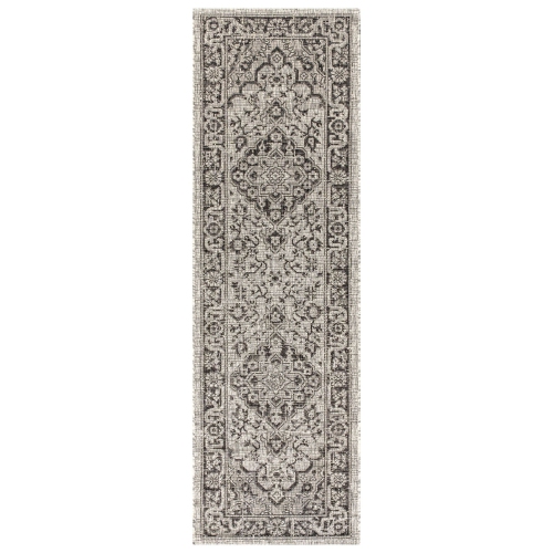 Rozetta Boho Medallion Textured Weave Indoor/Outdoor Area Rug