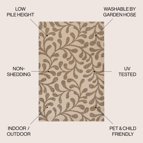 Tapis d'intérieur/d'extérieur Vine