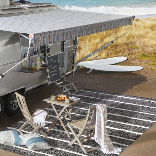 Tapis d'intérieur/d'extérieur Colonia Berber Stripe