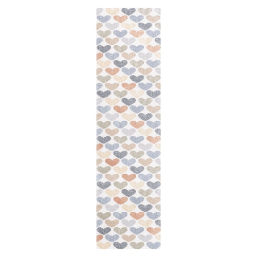 JONATHAN Y  Dila Modern Hearts Geometric Machine Washable Area Rug
