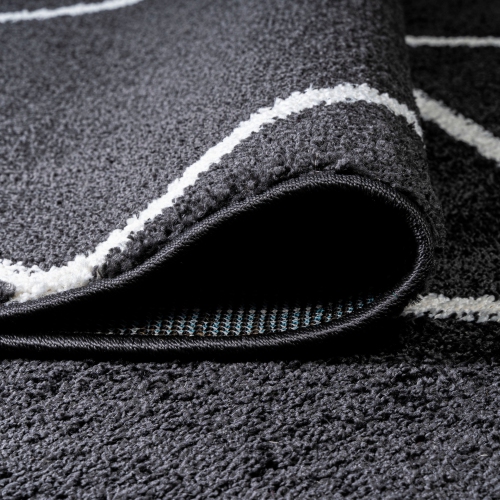 Tapis avec treillis à losanges de Cole Minimalist