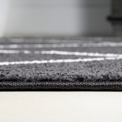 Tapis avec treillis à losanges de Cole Minimalist
