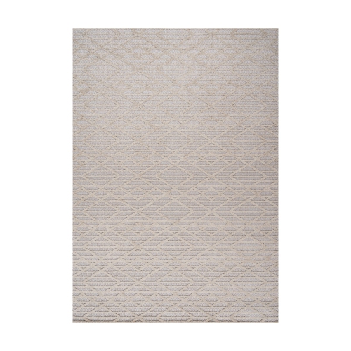 Ararat High-Low Pile Moroccan Diamond Modern Indoor/Outdoor Area Rug