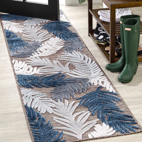 Montego – Tapis haut-bas avec palmier tropical
