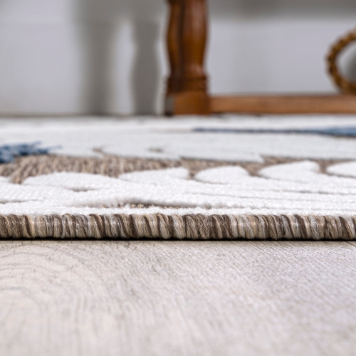 Montego – Tapis haut-bas avec palmier tropical