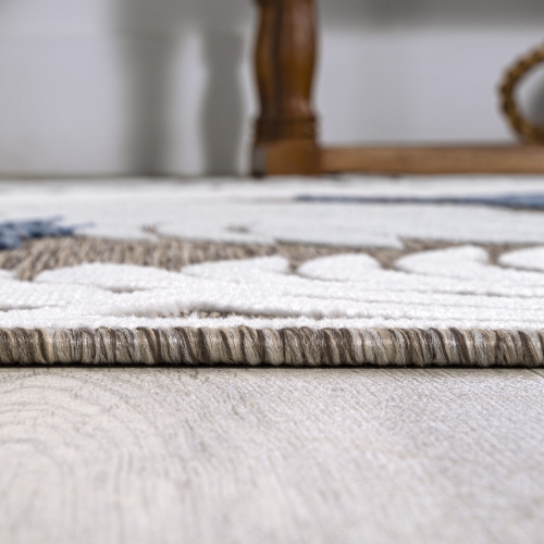 Montego – Tapis haut-bas avec palmier tropical