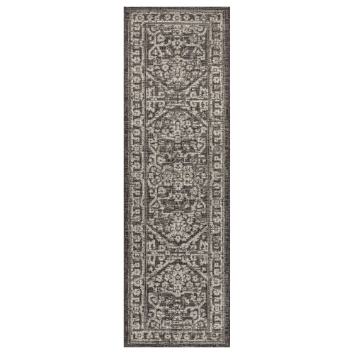 Image 1 of 9.. Malta Bohemian Medallion Textured Weave Indoor/Outdoor Area Rug