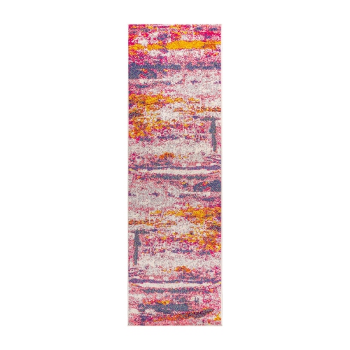 JONATHAN Y  Contemporary Pop Modern Abstract Brushstroke Area Rug