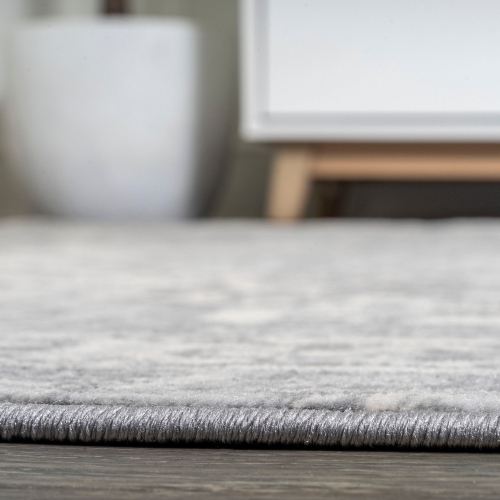 Tapis moderne à motif de médaillon rétro Jerica Perse