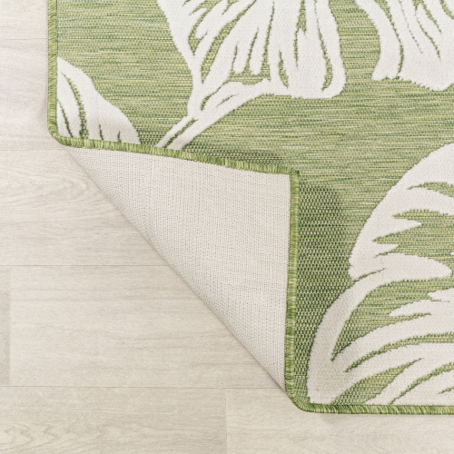 Tobago – Tapis à feuilles Monstera à deux tons et haut-bas