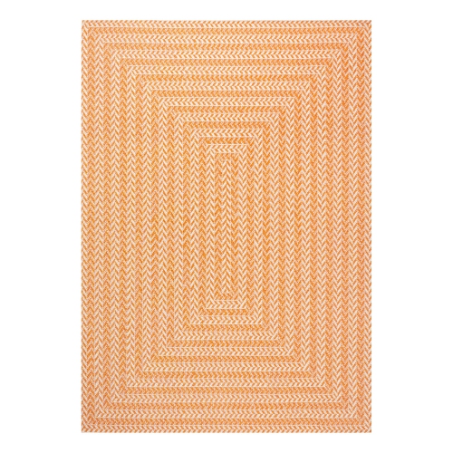 JONATHAN Y  Chevron Modern Concentric Squares Indoor/outdoor Area Rug