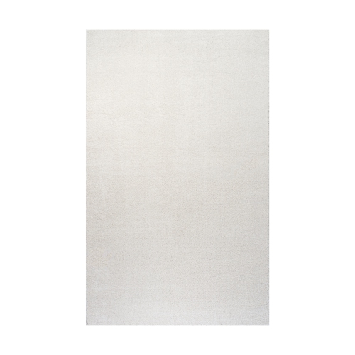 Haze Solid Low Pile Area Rug Cream