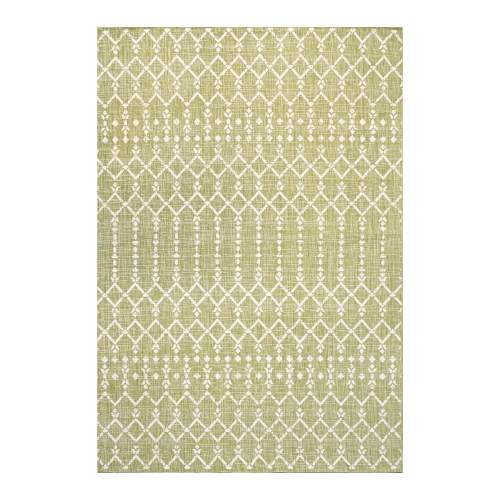 Ourika Moroccan Geometric Textured Weave Indoor/Outdoor Area Rug