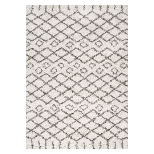 JONATHAN Y  Algaida Moroccan Diamond Shag Area Rug