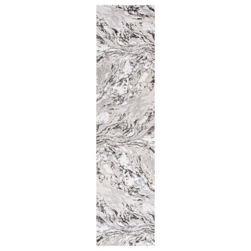 Image 1 of 8.. Swirl Marbled Abstract Area Rug
