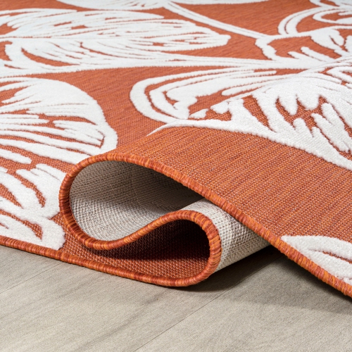 Tobago – Tapis à feuilles Monstera à deux tons et haut-bas