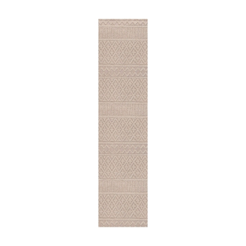 Tapis moderne Ormond, treillis géométrique haut-bas