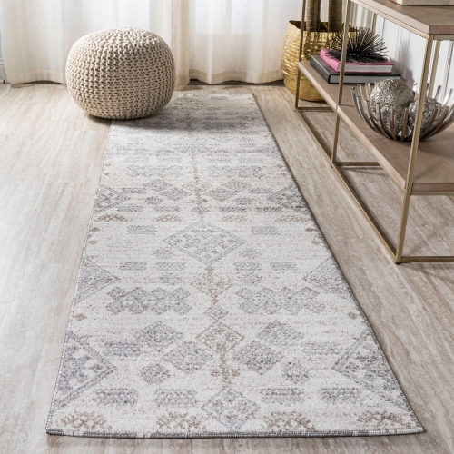 Bhalil Berber Diamond Geometric Area Rug