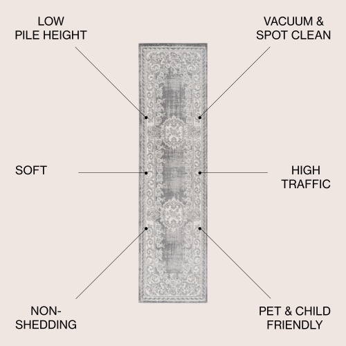 Rosalia Cottage Medallion Area Rug