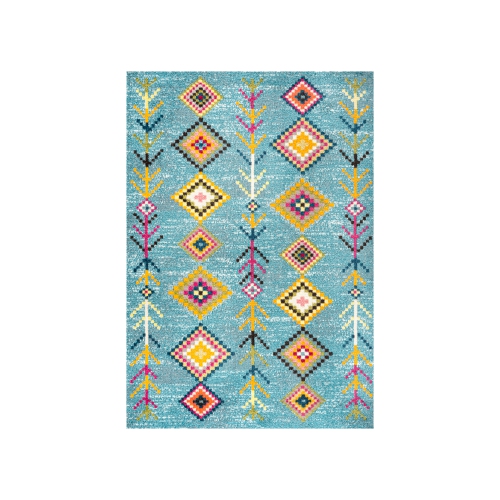JONATHAN Y  Tribal Love Geometric Area Rug