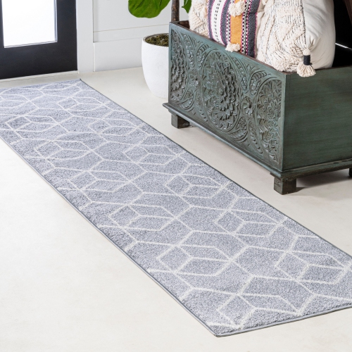 Tapis moderne à motif géométrique culbutant