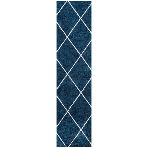 Tapis avec treillis à losanges de Cole Minimalist