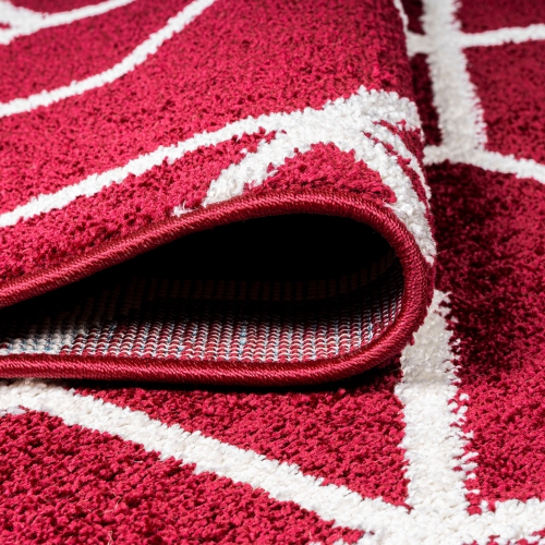 Tapis moderne à motif géométrique culbutant