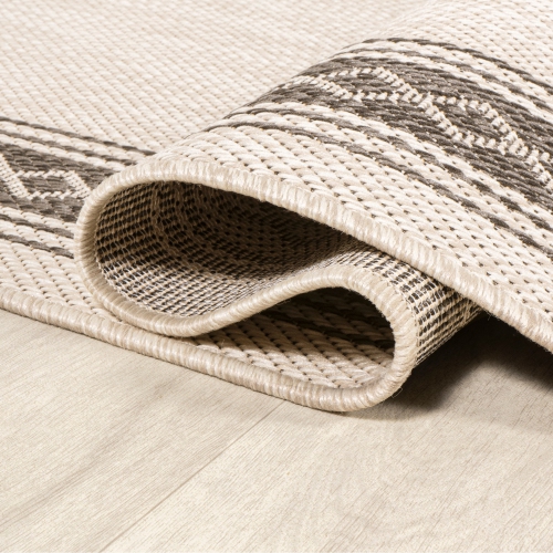 Lucia Classic Diamond Border Indoor/Outdoor Area Rug