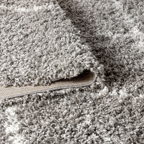 Beautiful Mercer Shag Plush Tassel Moroccan Tribal Geometric Trellis Area Rug