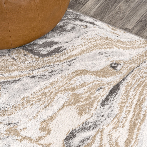 Swirl Marbled Abstract Area Rug