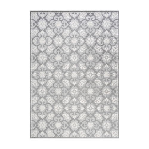 Gallia Tile Trellis High-Low Indoor/Outdoor Area Rug