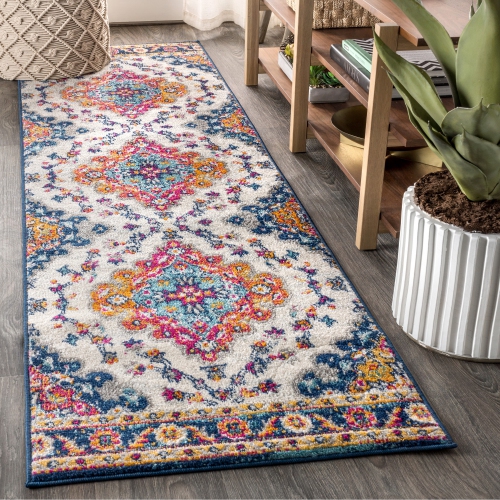Carpette Boho Vintage Medallion Bohemian Flair