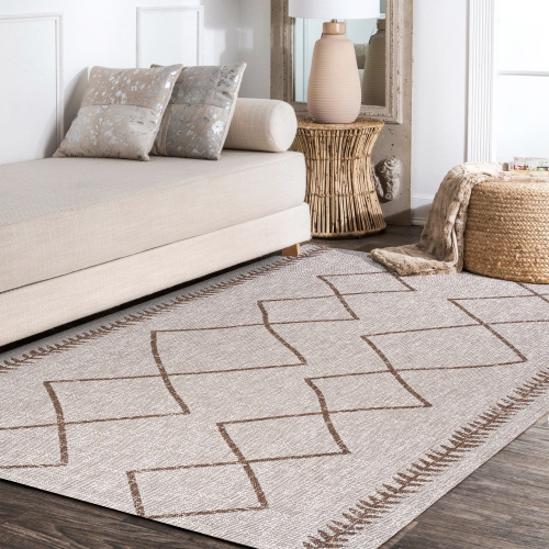 Derya Tribal Diamond Trellis Indoor/Outdoor Area Rug