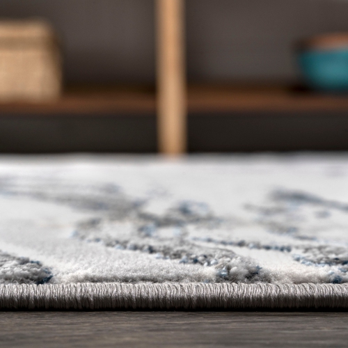 Tapis abstrait tourbillon marbré