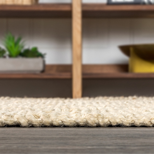 Pata Hand Woven Chunky Jute Area Rug