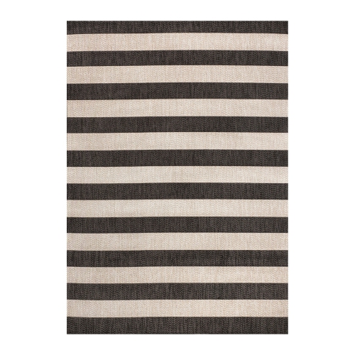 Negril Two Tone Wide Stripe Indoor/Outdoor Area Rug