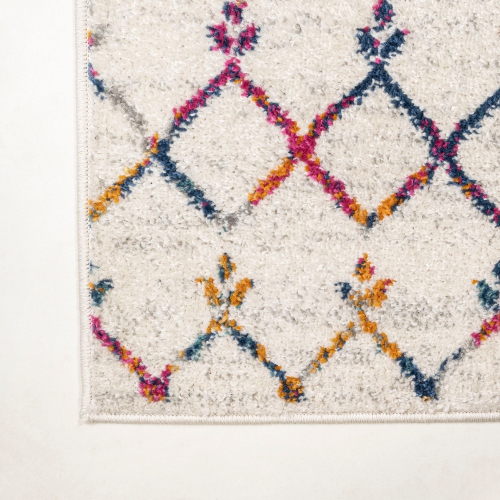 Carpette Hype Boho Vintage Diamond marocaine