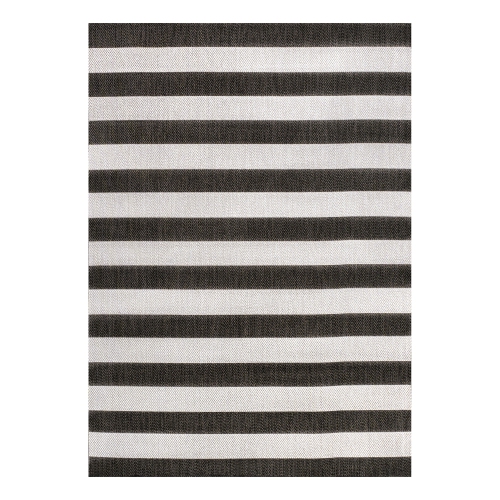 JONATHAN Y  Negril Two Tone Wide Stripe Indoor/outdoor Area Rug