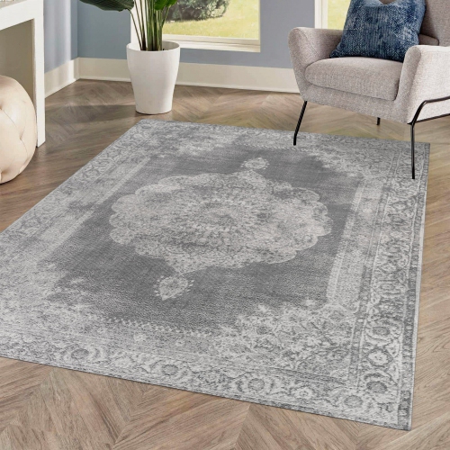 Kelly Rosalia Cottage Medallion Area Rug