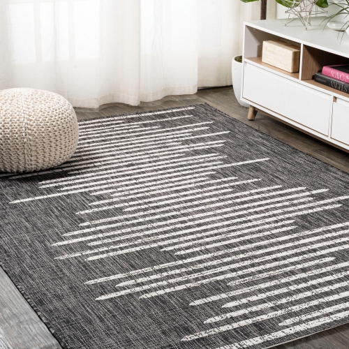 Zolak Berber Stripe Geometric Indoor/Outdoor Area Rug