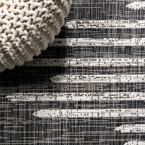 Zolak Berber Stripe Geometric Indoor/Outdoor Area Rug