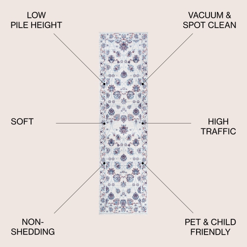 Tapis décoratif traditionnel marocain rétro persan moderne