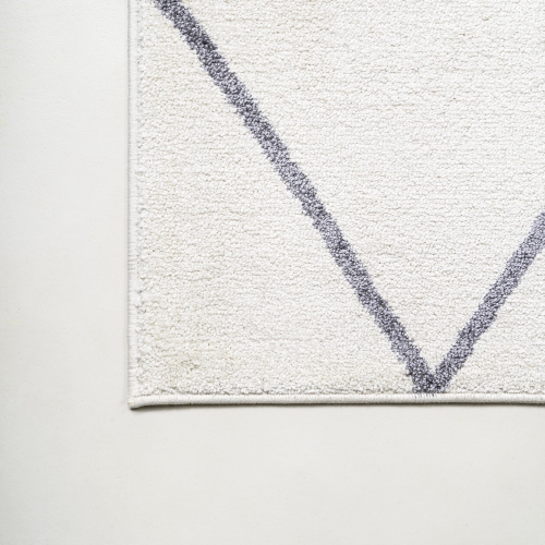 Cole Minimalist Diamond Trellis Area Rug