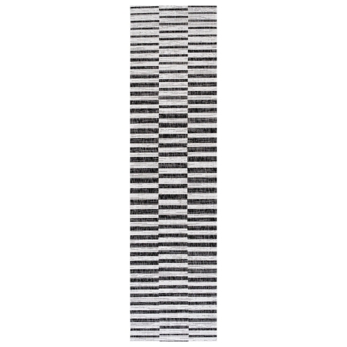 Sukie Modern Offset Stripe Indoor/Outdoor Area Rug