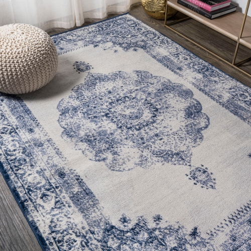 Kelly Rosalia Cottage Medallion Area Rug
