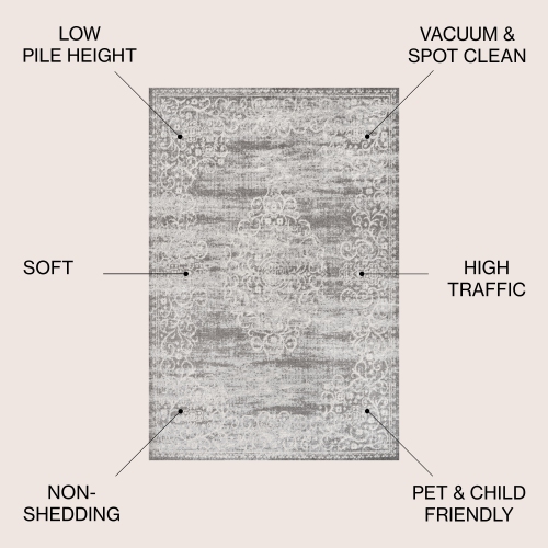 Minori Filigree Medallion Area Rug