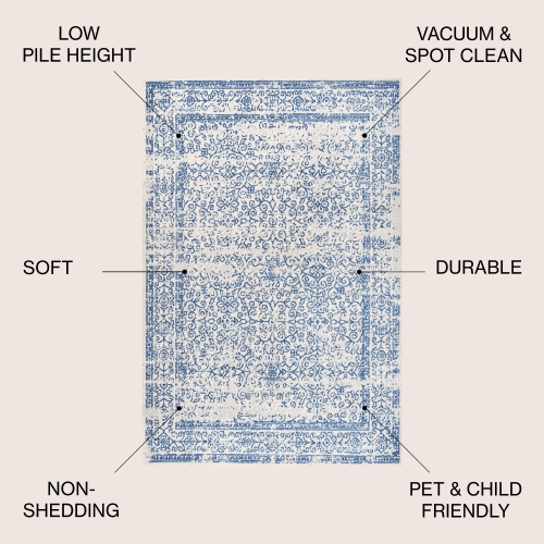 Azul Filigree Area Rug